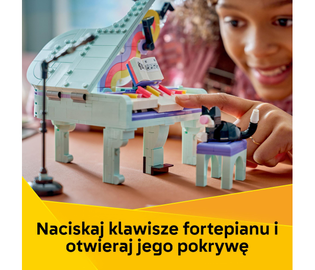 LEGO CREATOR 31392 Dekoracyjny fortepian z kotem - 1529756 - zdjęcie 6